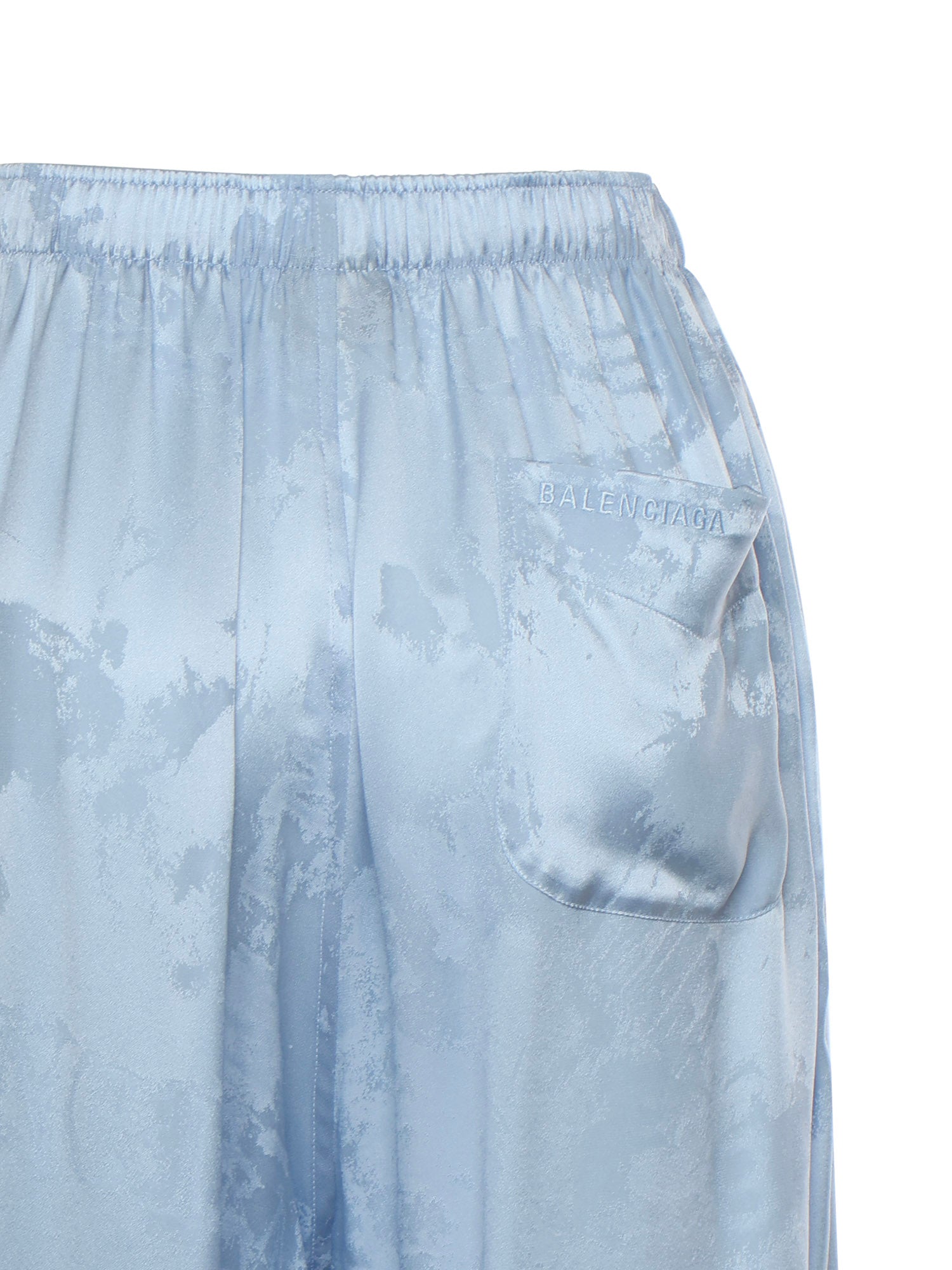 Balenciaga RTW Blue Silk