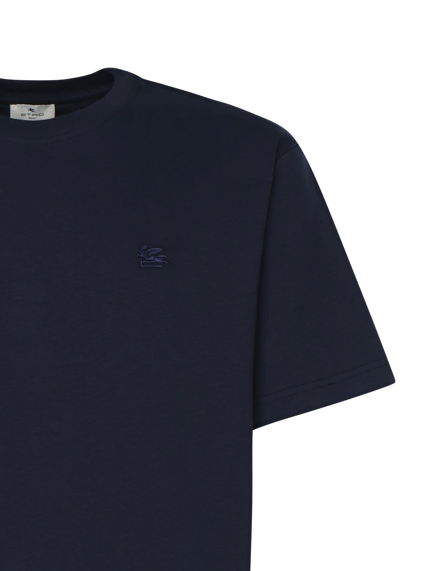 Etro T-shirts and Polos Blue Cotton