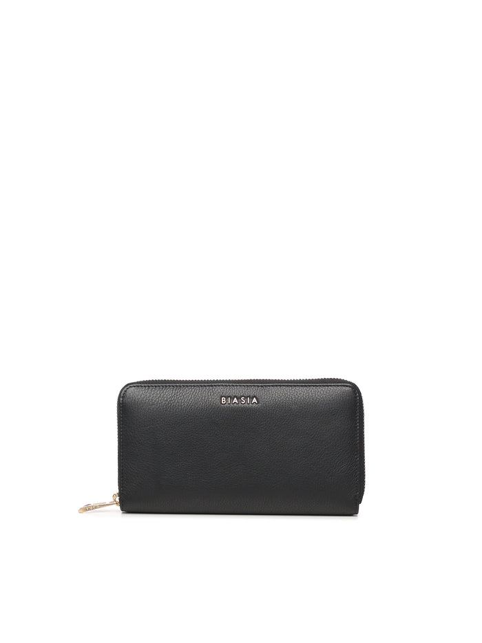 Biasia Wallets Black Leather