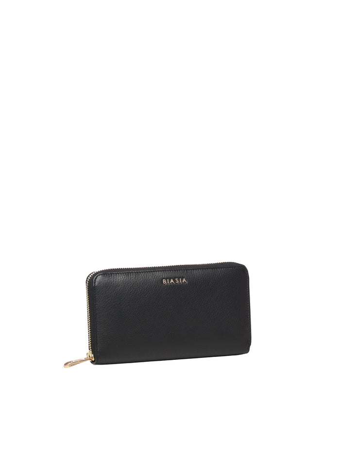 Biasia Wallets Black Leather