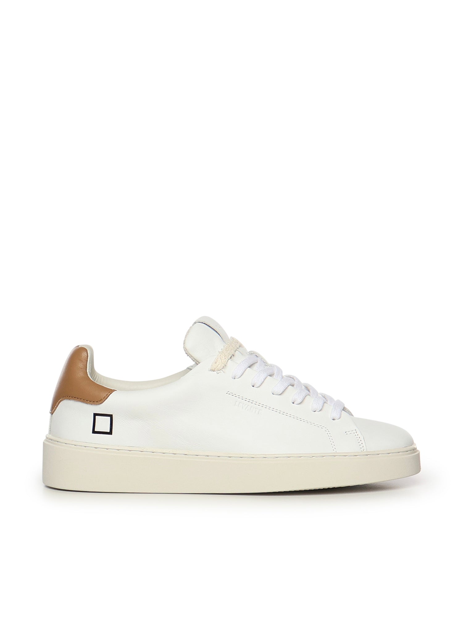 D.A.T.E. Sneakers White/tan Cowskin