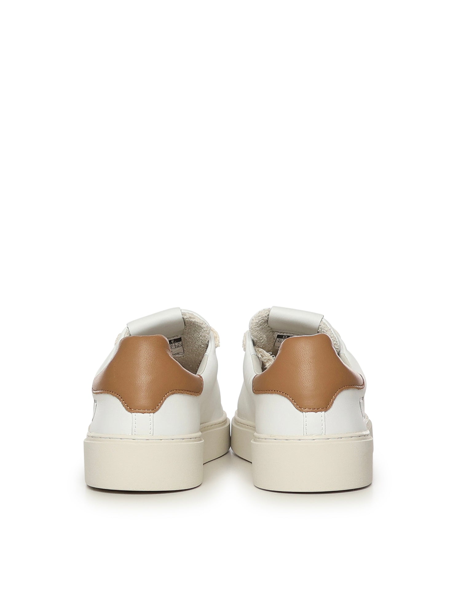 D.A.T.E. Sneakers White/tan Cowskin