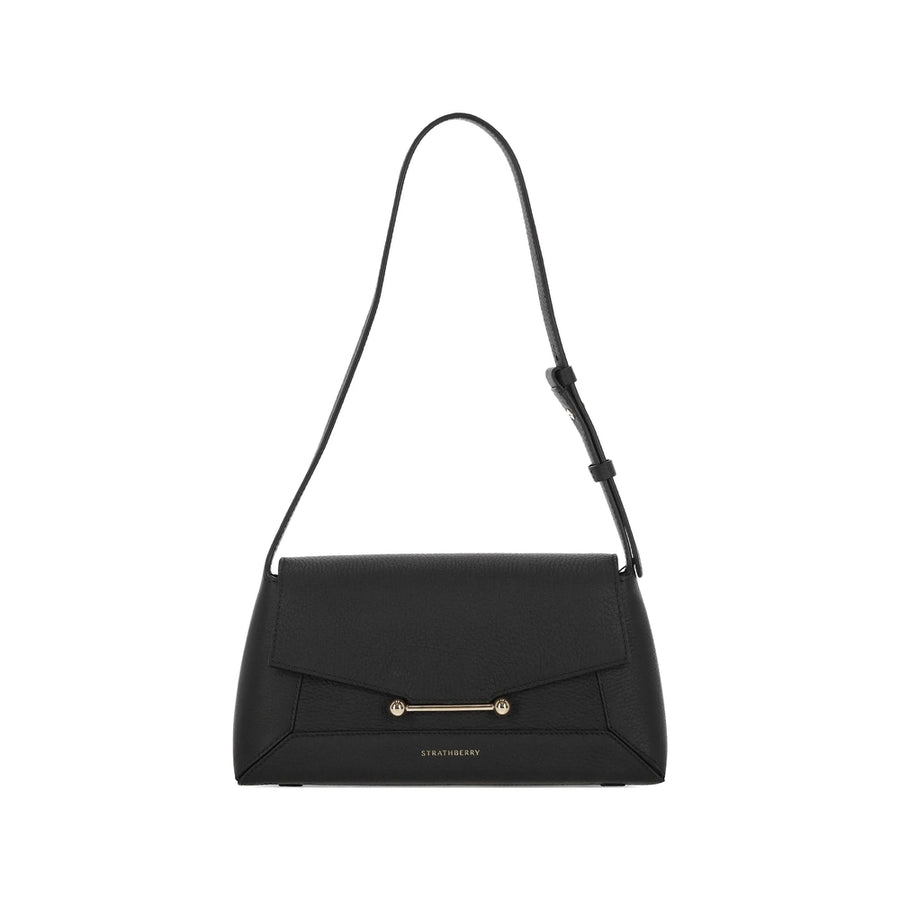 Shoulder Bag Mosaic Black Calf Leather