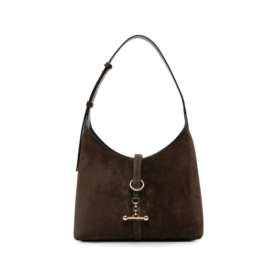 Tote Bag Brown Suede Calf