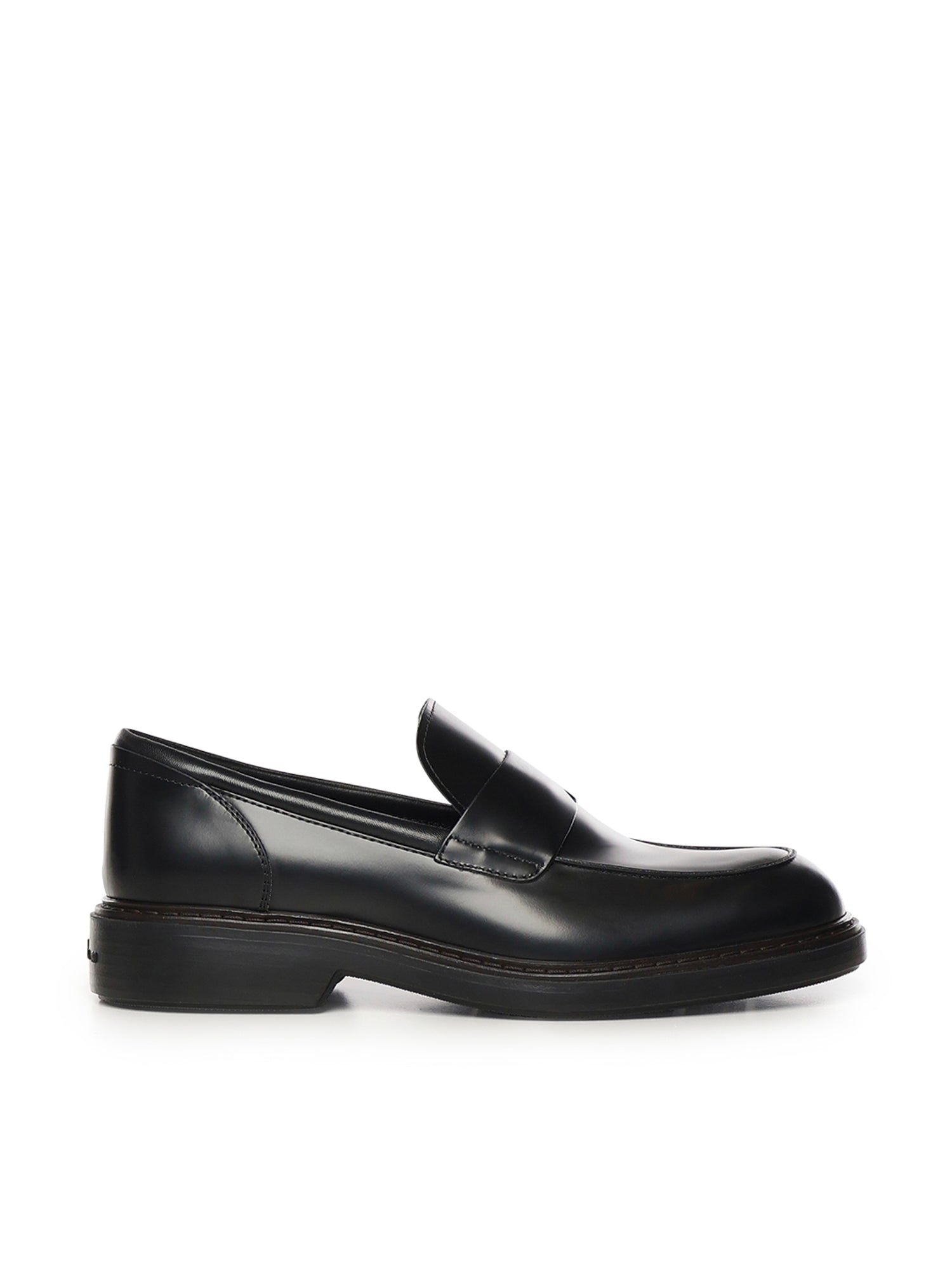 Hogan Flat shoes Black Calfskin