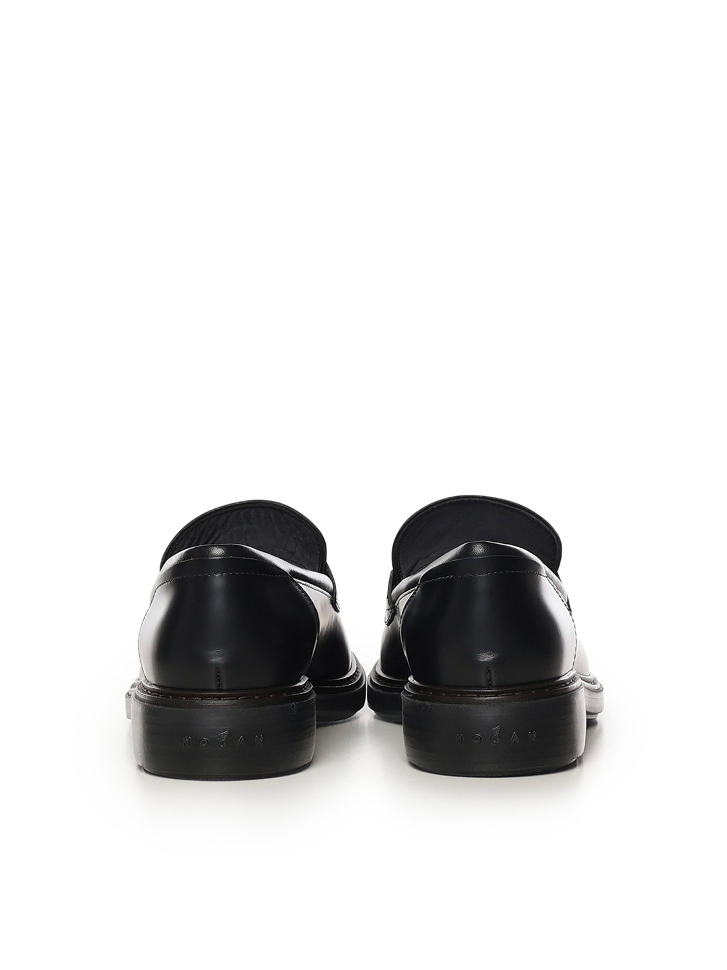 Hogan Flat shoes Black Calfskin