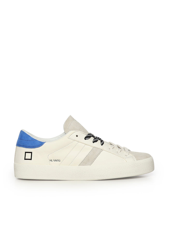 D.A.T.E. Sneakers Ivory Bluette Cowskin