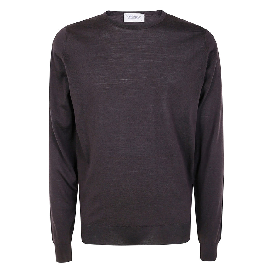 Crew Neck Sweater Lundy Brown Merino Wool