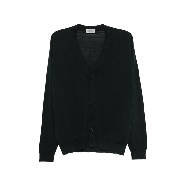 Cardigan Bradrick Black Merino Wool Sweater