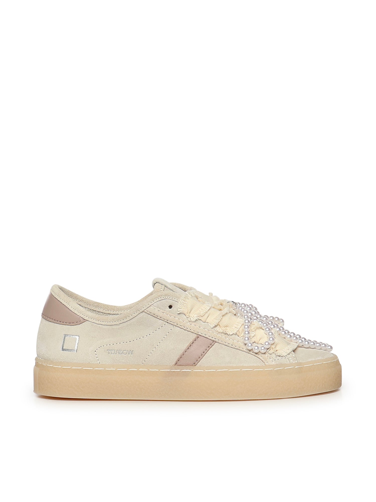 D.A.T.E. Sneakers Beige Cowskin
