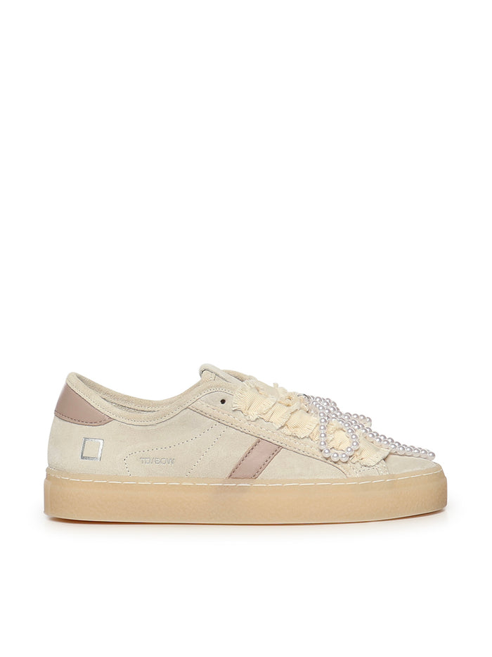 D.A.T.E. Sneakers Beige Cowskin