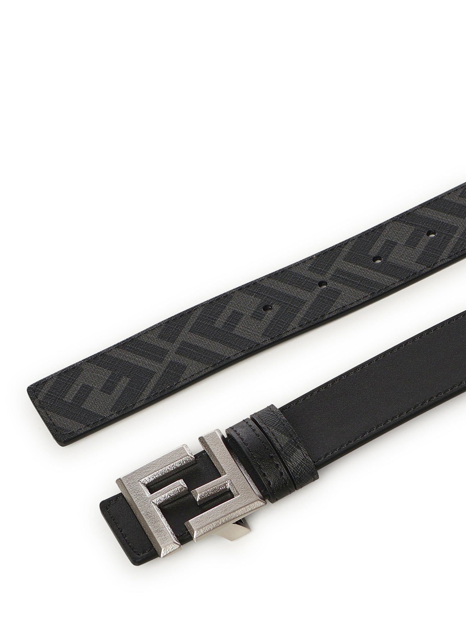 Fendi Belts Black Calfskin