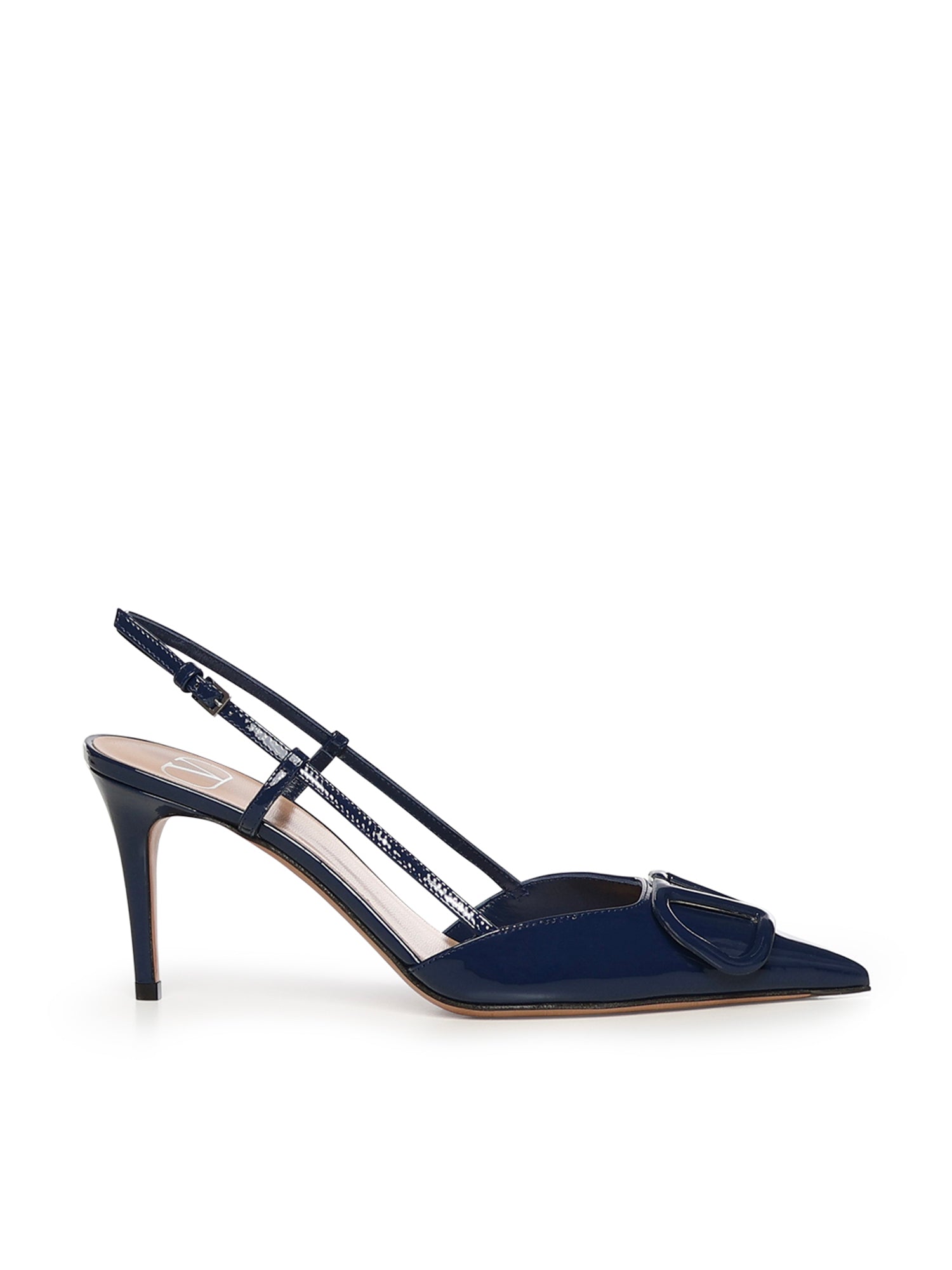 Valentino Garavani Flat shoes Blue Calfskin