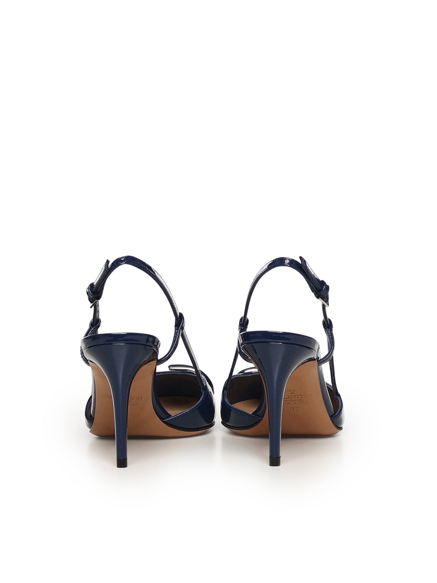 Valentino Garavani Flat shoes Blue Calfskin
