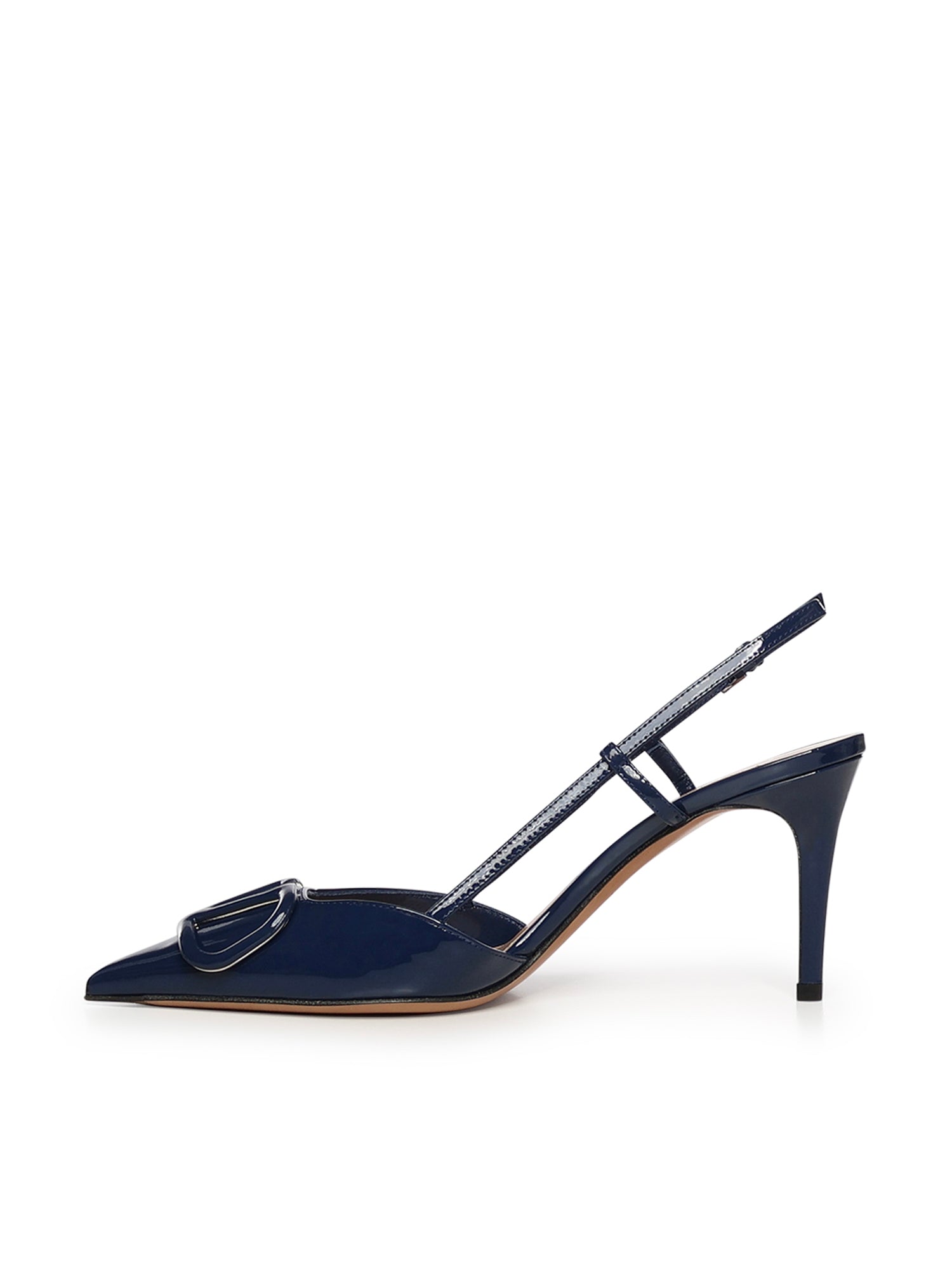 Valentino Garavani Flat shoes Blue Calfskin
