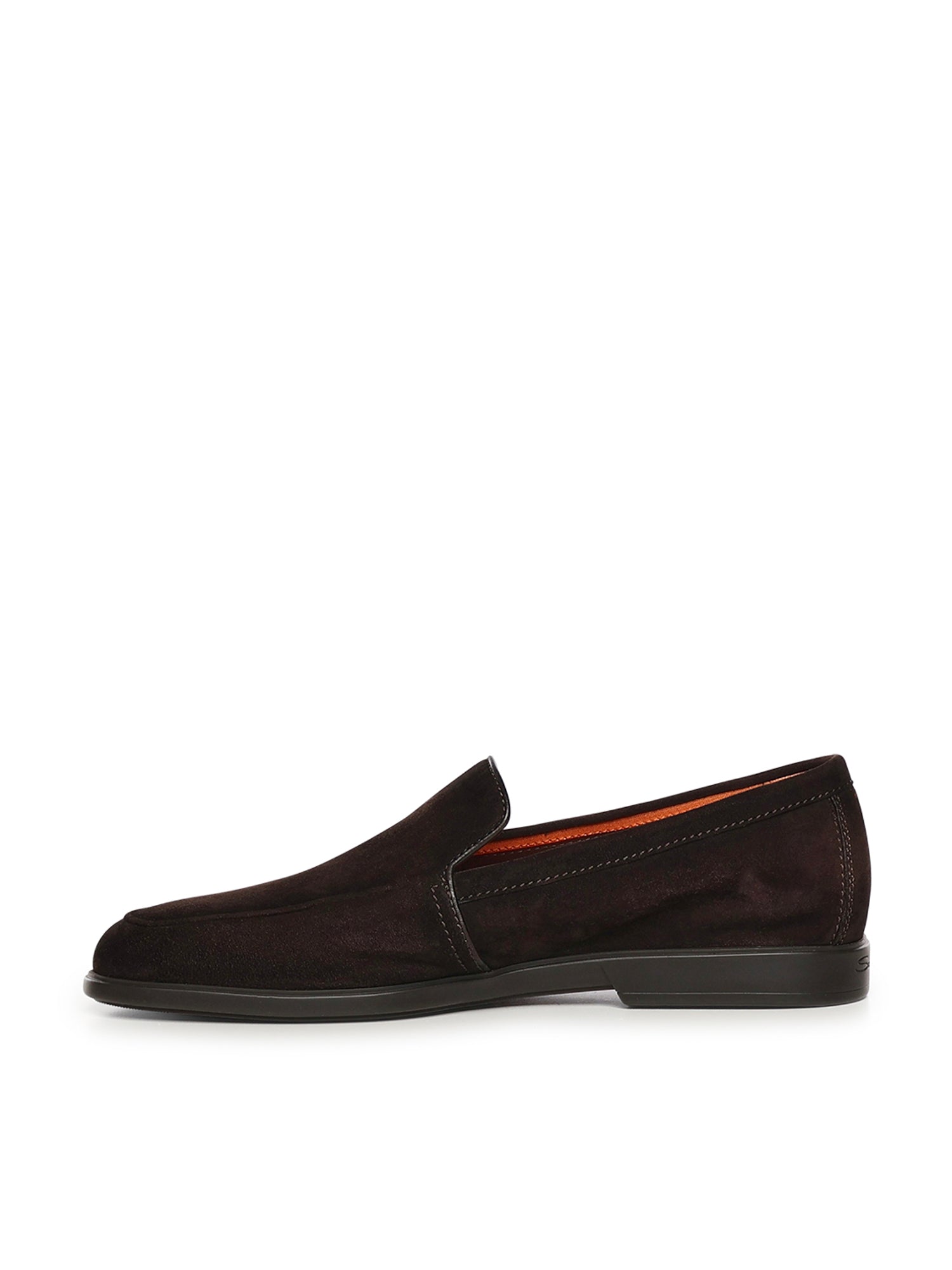 Santoni Flat shoes Smoke Goatskin