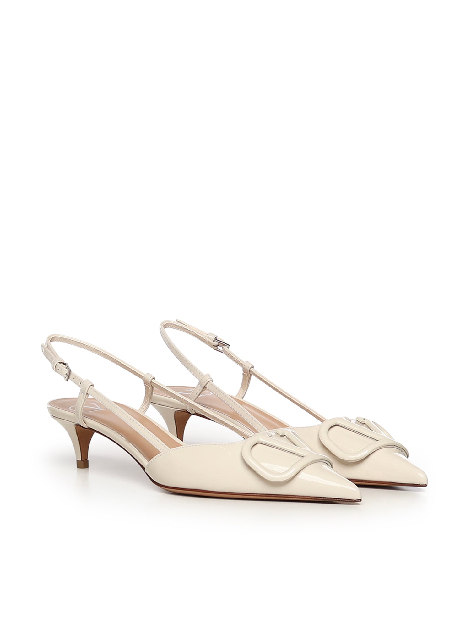 Valentino Garavani Flat shoes Light Ivory Calfskin