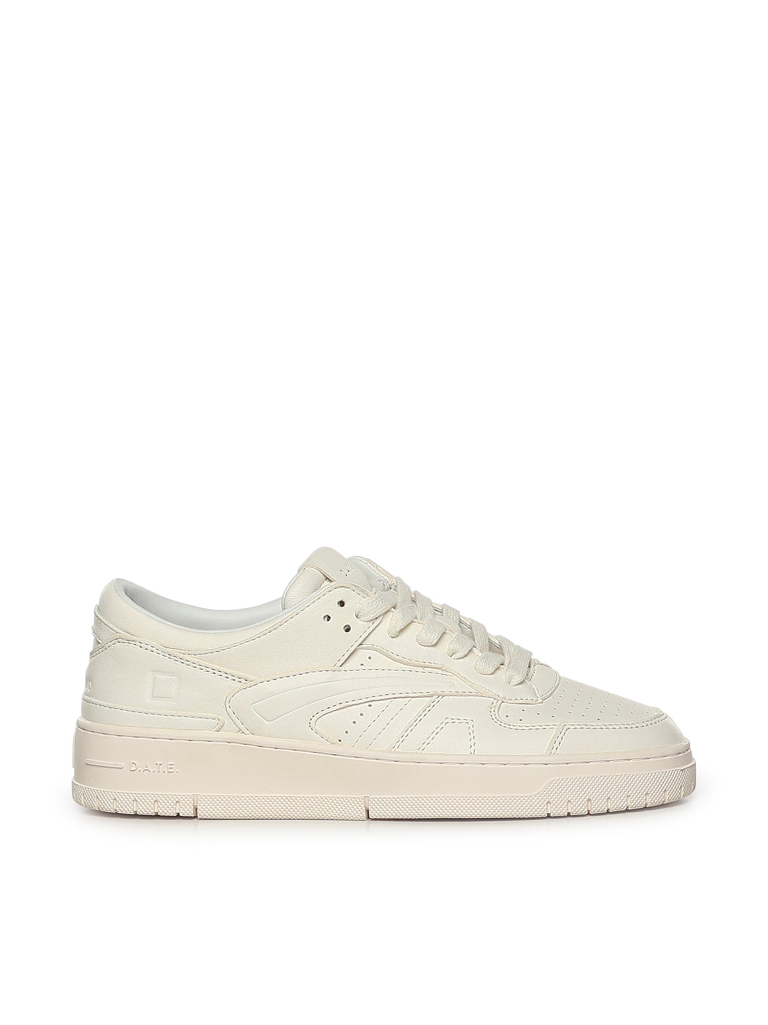 D.A.T.E. Sneakers White Goatskin
