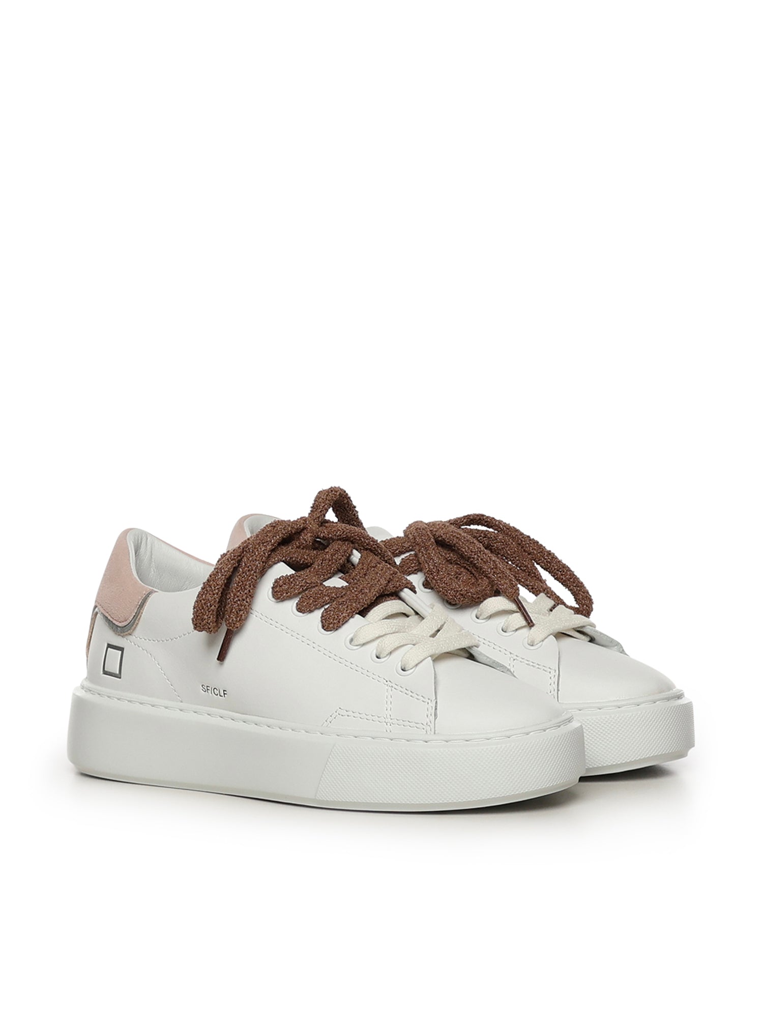 D.A.T.E. Sneakers Pink Cowskin