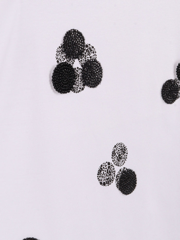 T-SHIRT White Cotton Short Sleeves