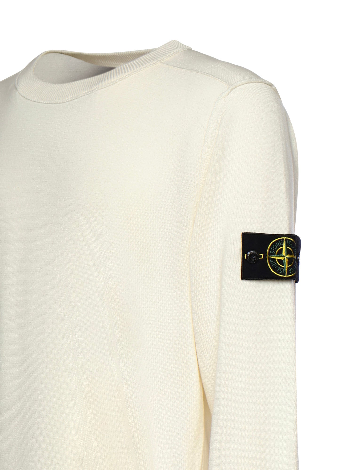 Stone Island Sweaters White Cotton
