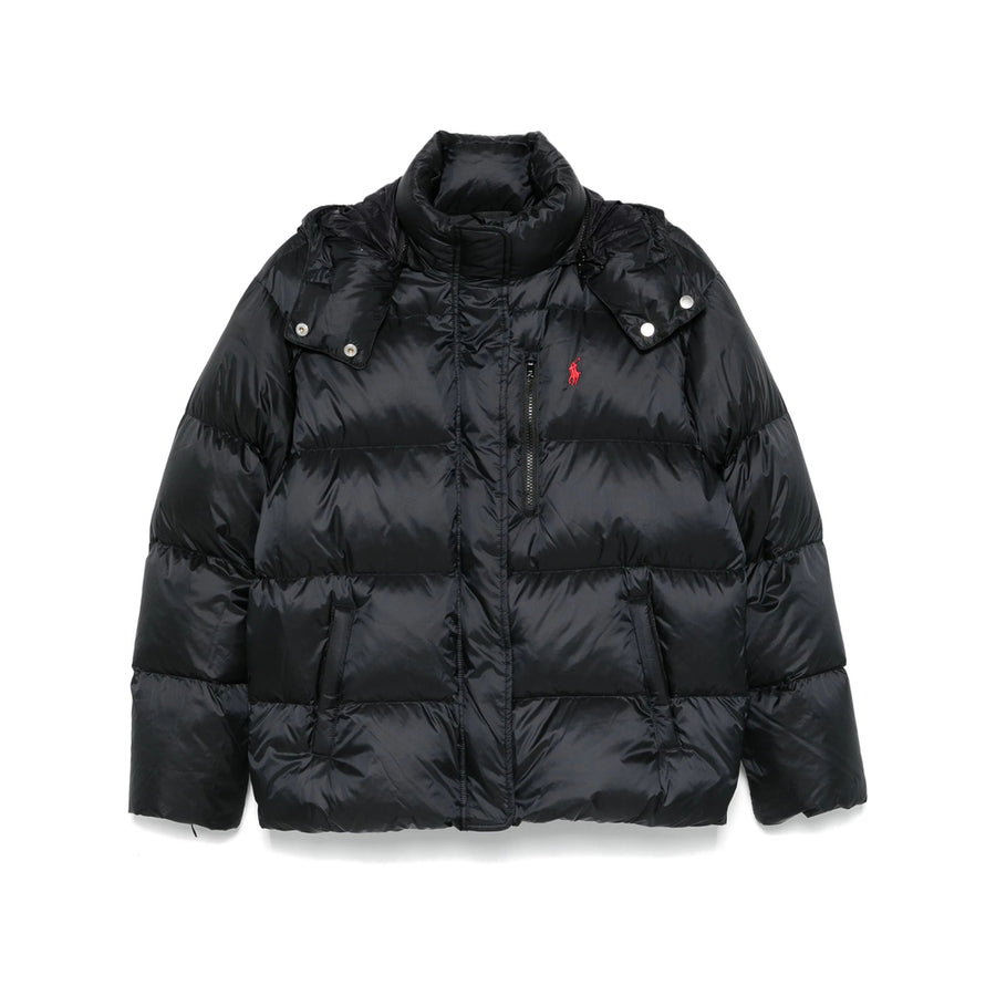 Puffer Jacket Quilted Recycled Nylon Black