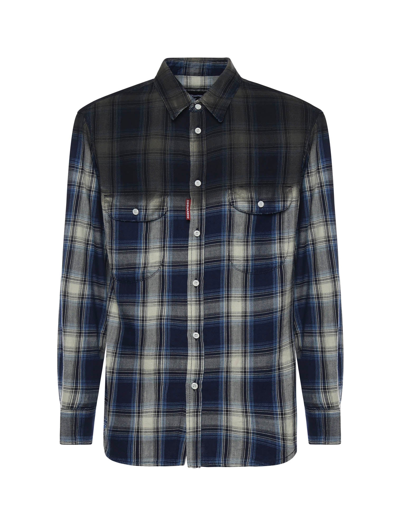 Dsquared2 Shirts Blue Cotton