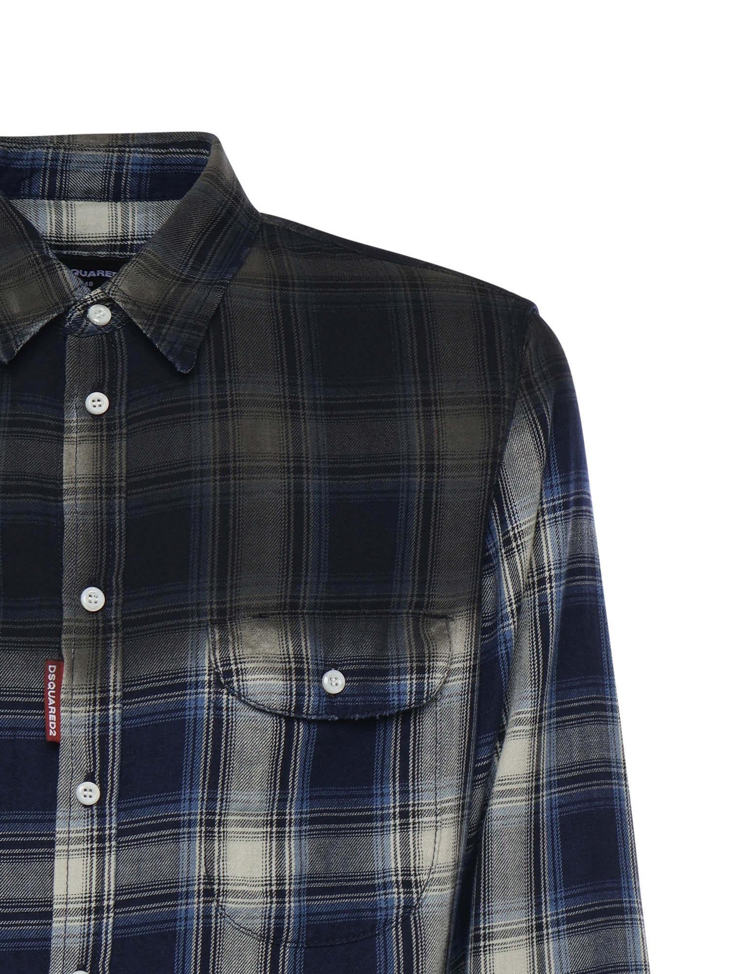Dsquared2 Shirts Blue Cotton