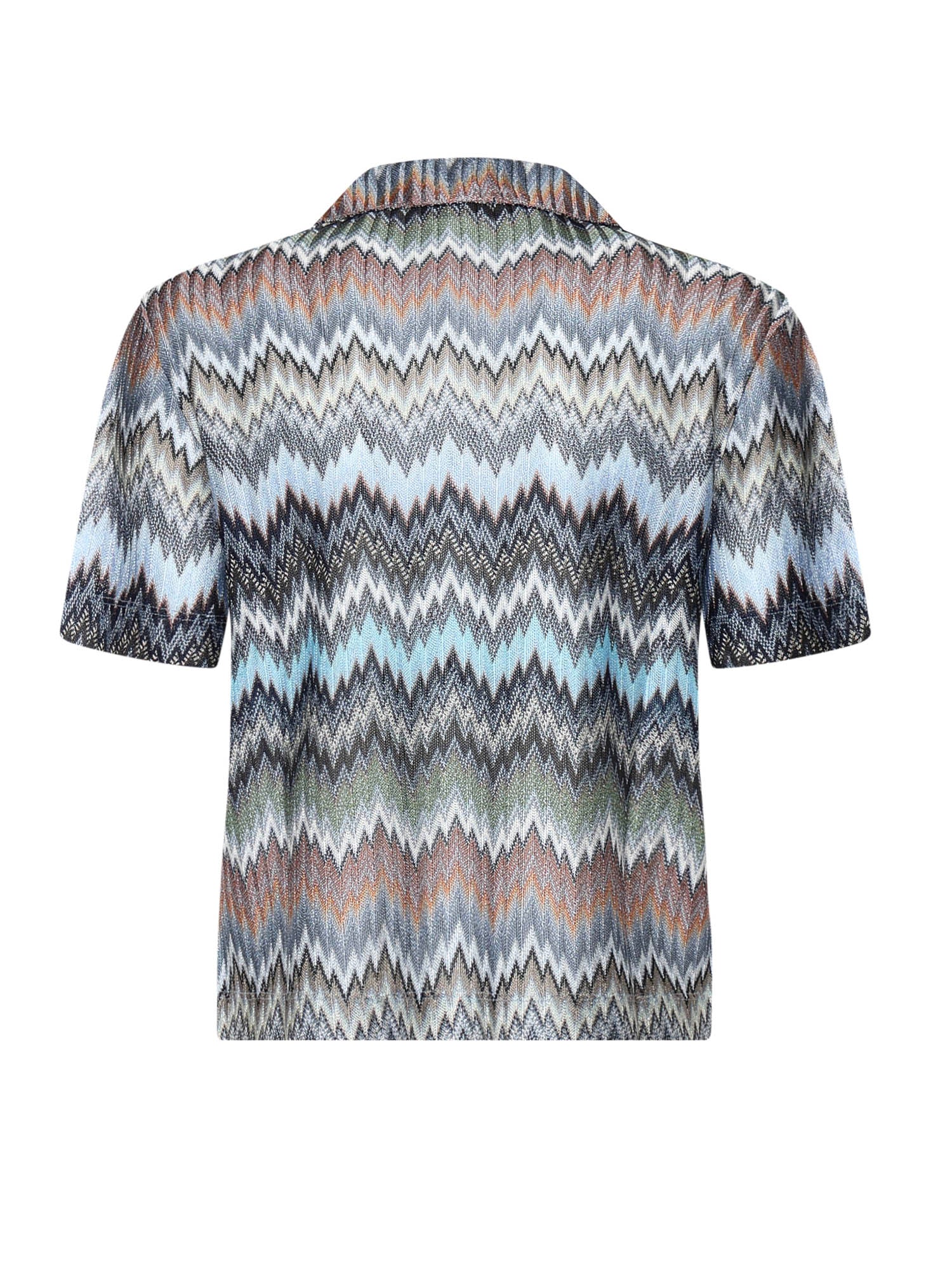 Missoni Shirts Multicolor Blue Tone Viscose