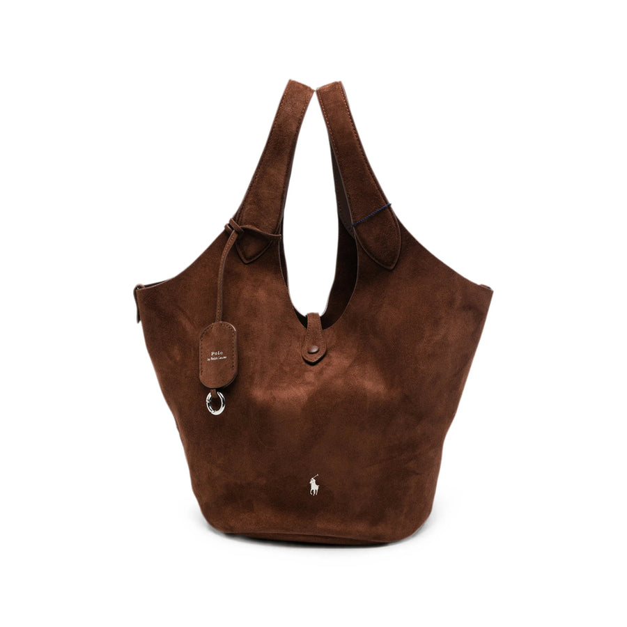 Tote Bag Brown Suede Calf