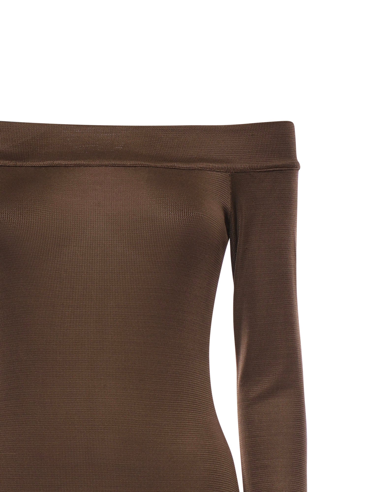 THE ANDAMANE Dresses Brown Viscose