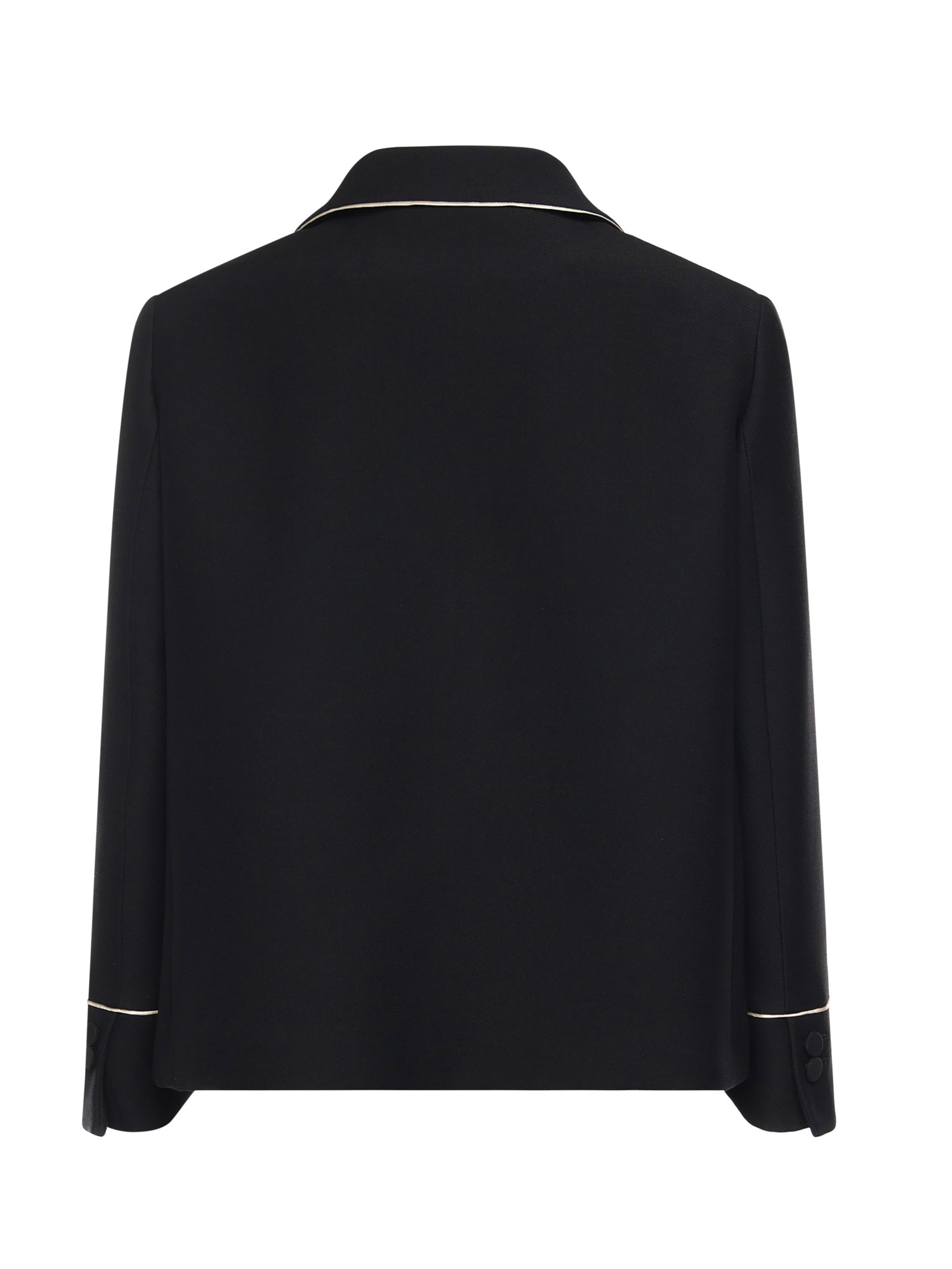 Fendi Shirts Black Wool