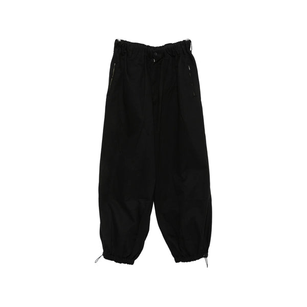 Black Cargo Trousers Cotton