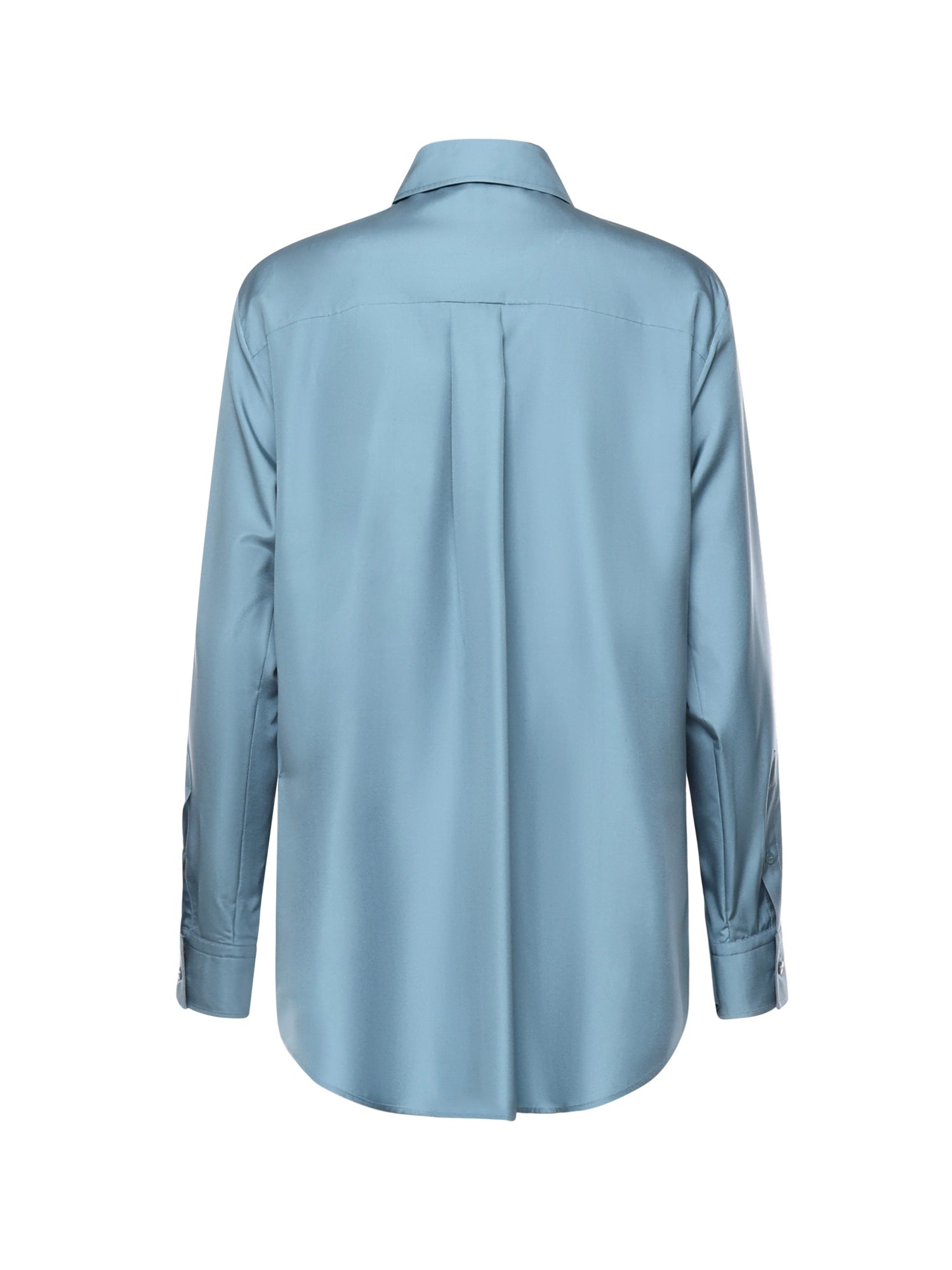 Fendi Shirts Blue Silk