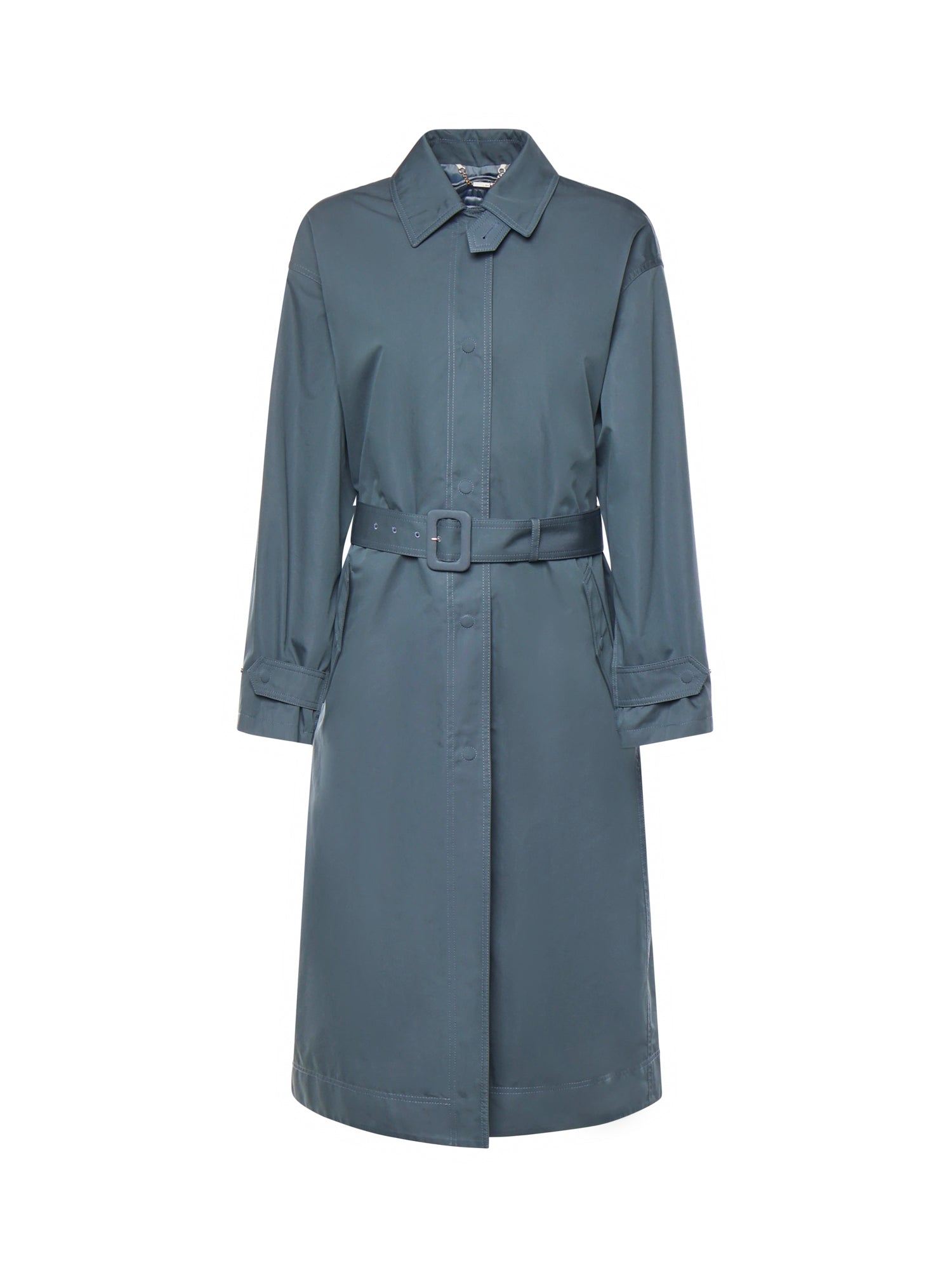 Fendi Coats Blue Cotton