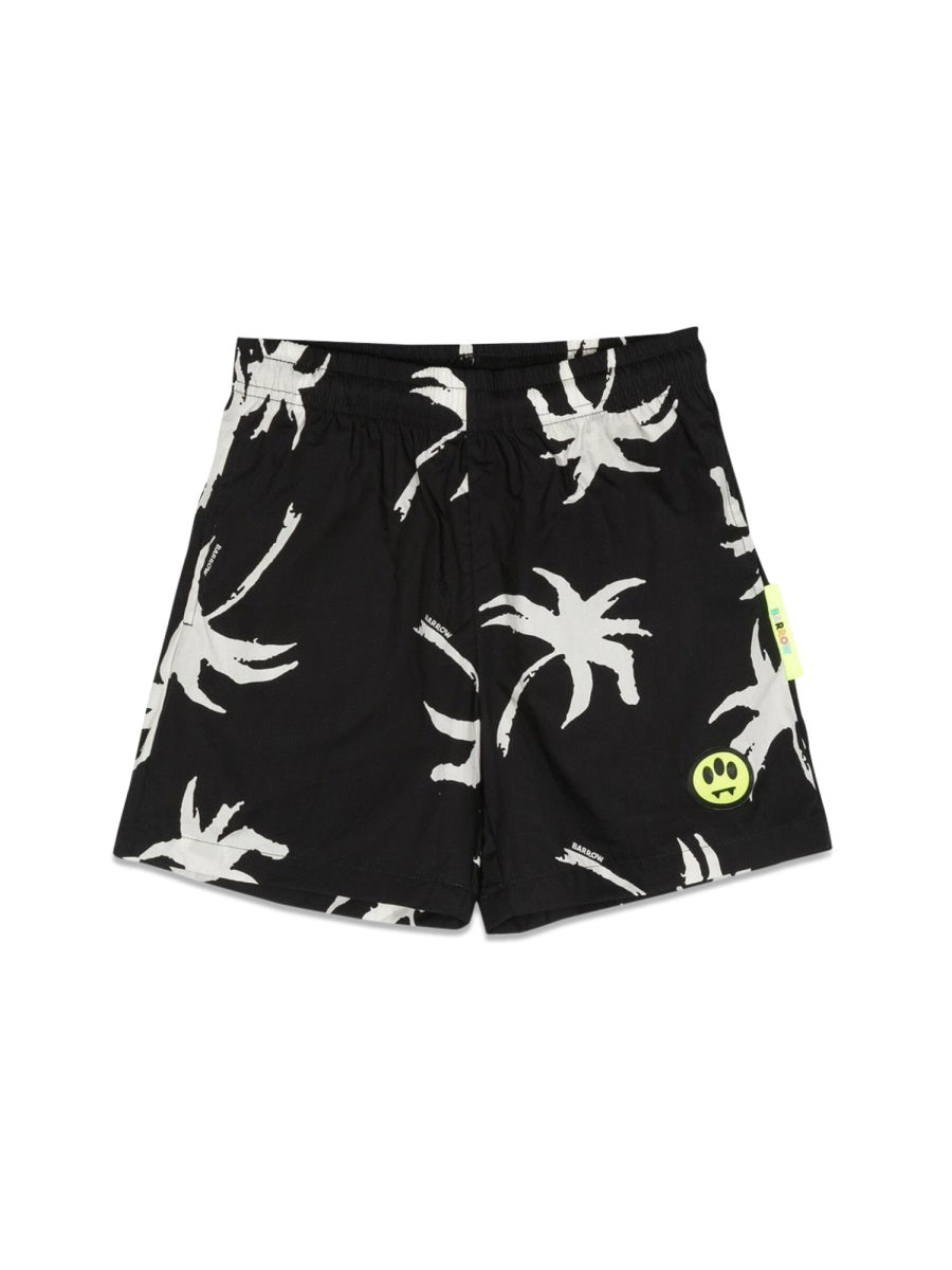 Shorts Poplin Black Cotton