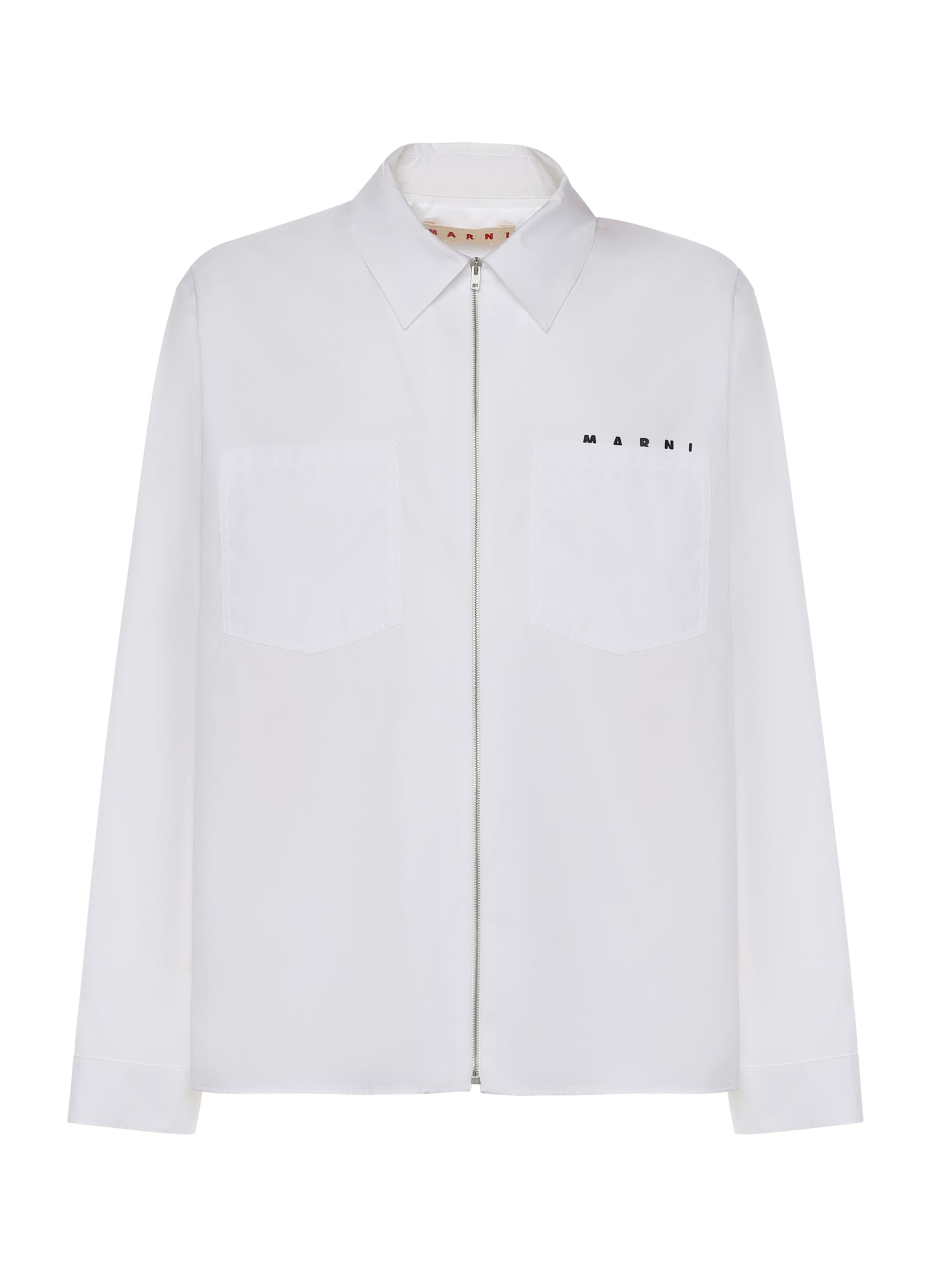 Marni Shirts Lilywhite Cotton Woven