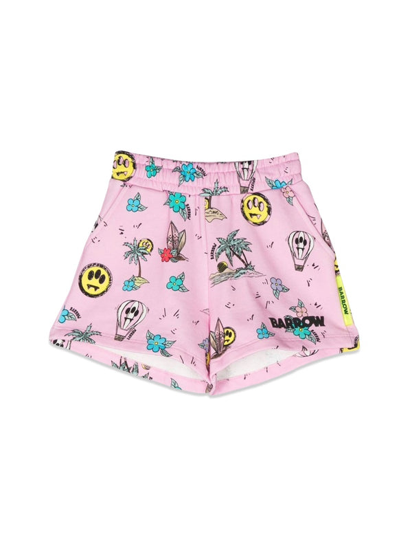 Cotton Sweatshorts Pink Short
