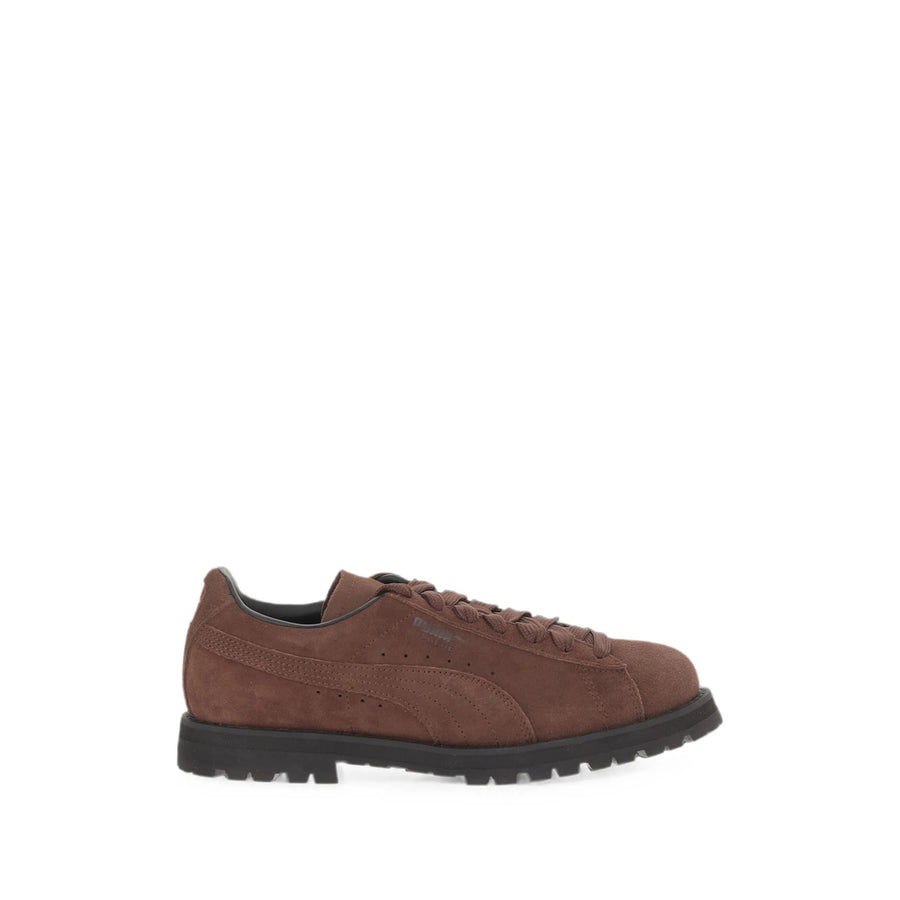 Sneakers Brown Suede Outer: Calf Trainers