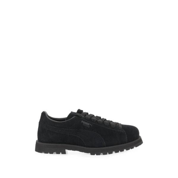 Suede Low-Top Sneakers Black Trainers