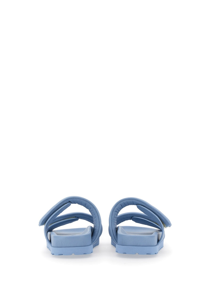 Sandal Pins 11 Azure Leather