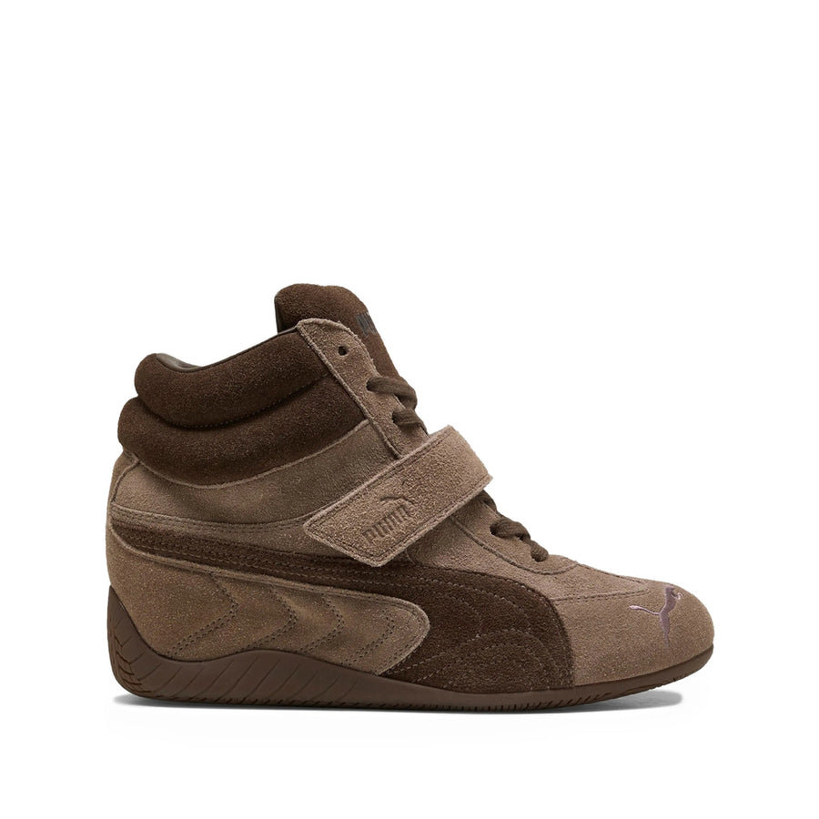High-Top Sneakers Brown Suede Outer: Calf