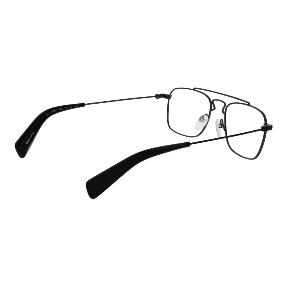 Black Metal Glasses (frames) Accessory