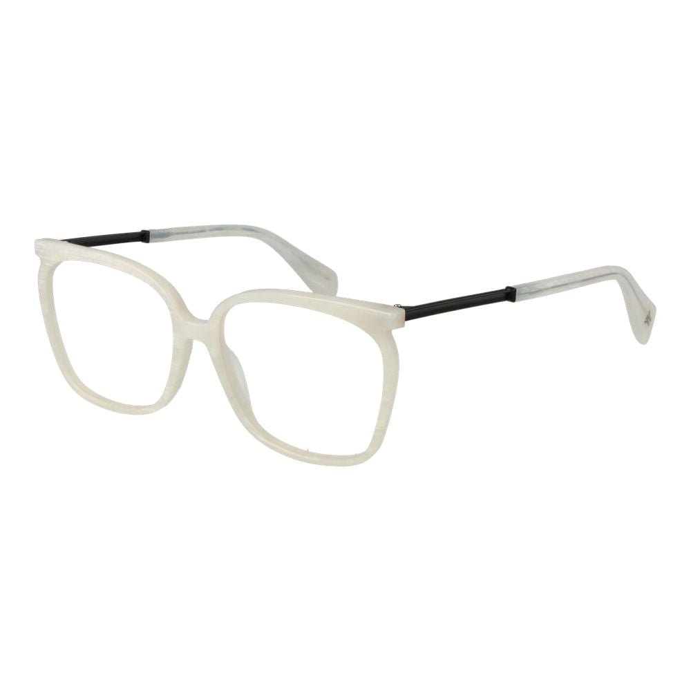 White Plastic Glasses (frames) Accessory
