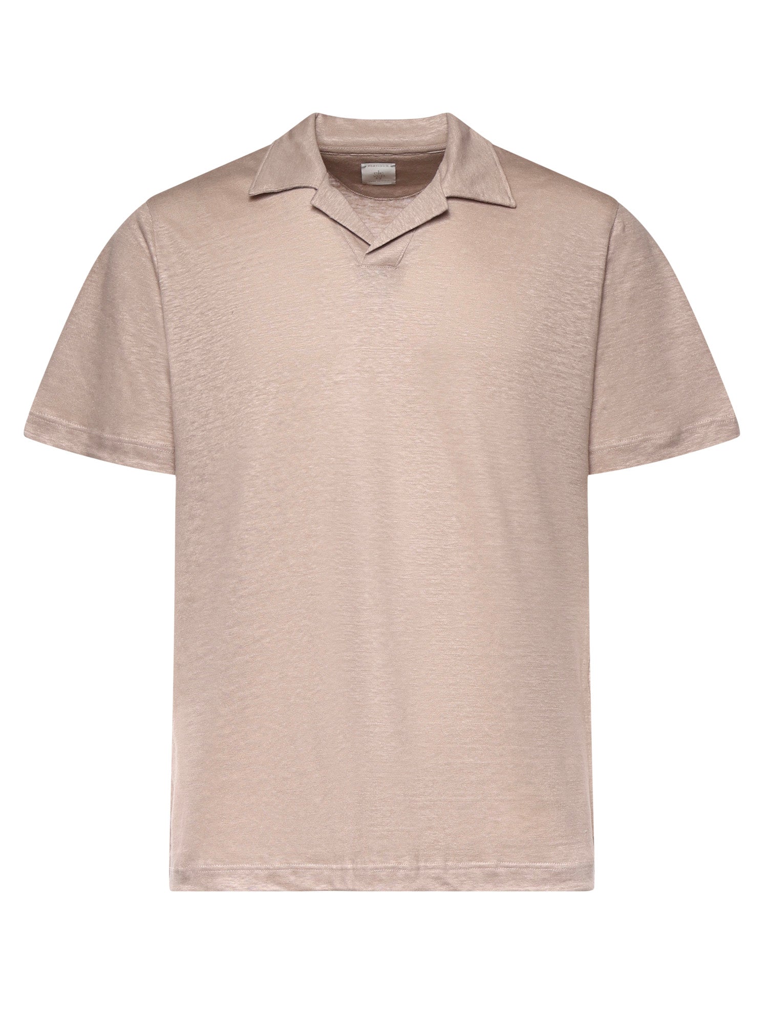 Eleventy T-shirts and Polos Dusty Pink Linen