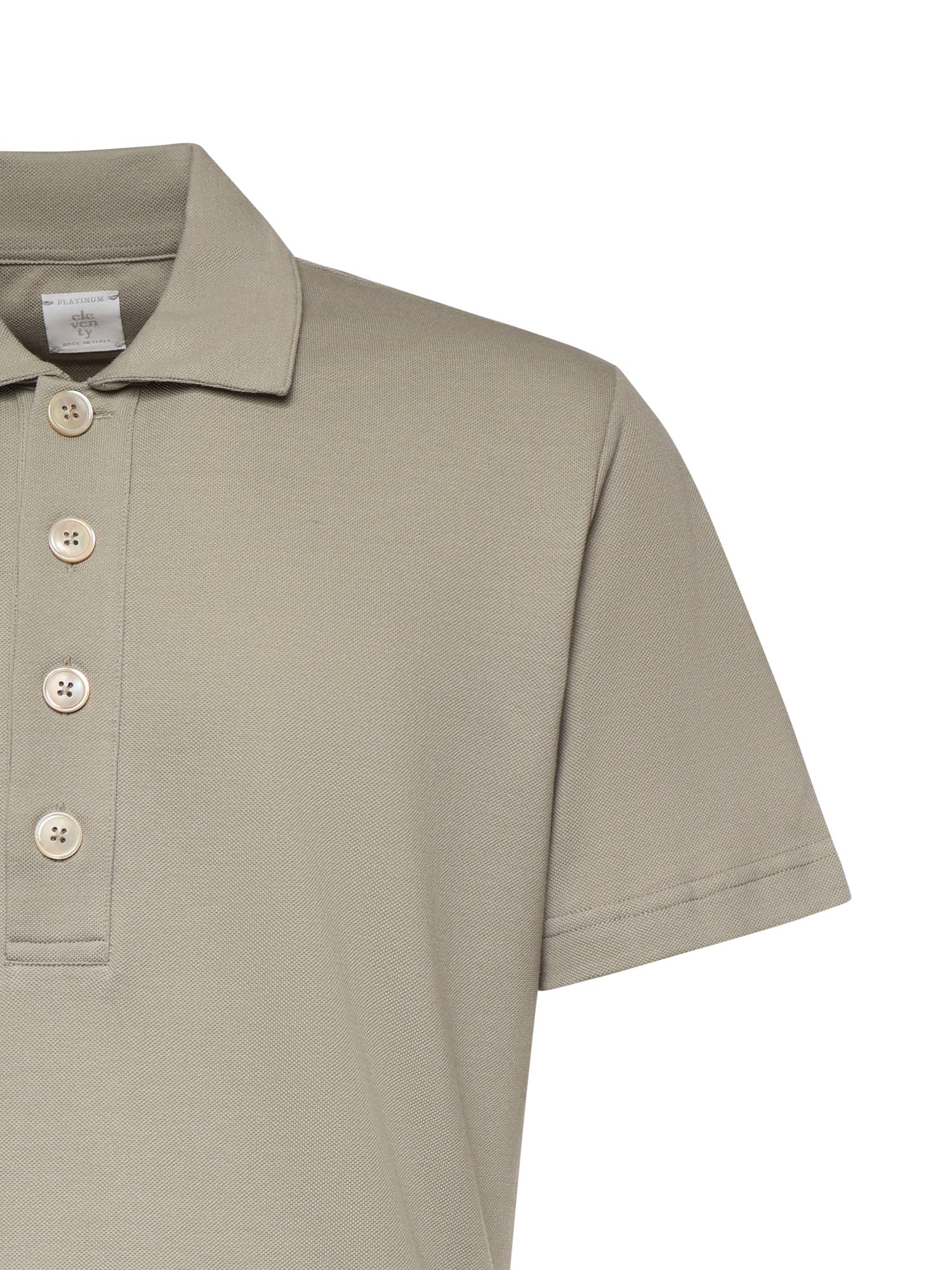 Eleventy T-shirts and Polos Army Green Cotton