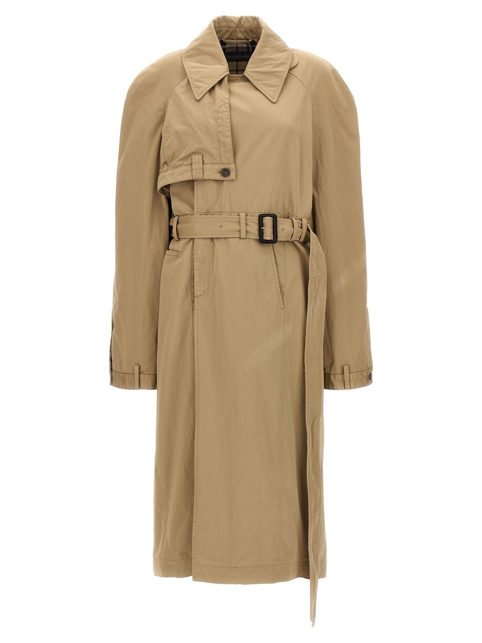 Deconstructed trench coat Beige Cotton Coats