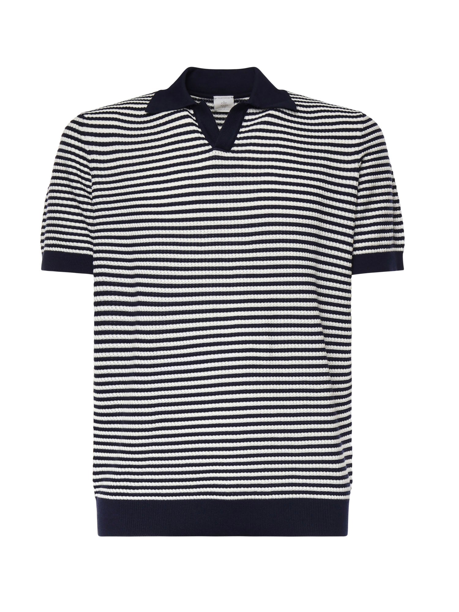 Eleventy T-shirts and Polos Blue, White Cotton