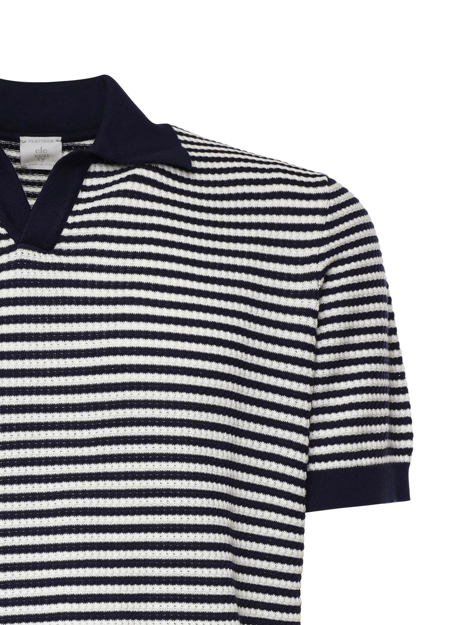 Eleventy T-shirts and Polos Blue, White Cotton