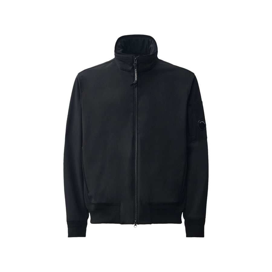 Jacket High-Neck Zip Black Polyester